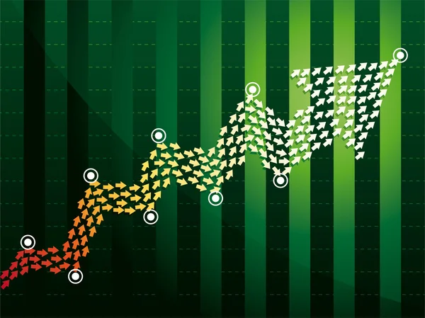 Conceito de seta — Vetor de Stock