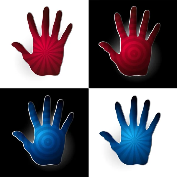 logo tasarımı 3d etkisi ile şeklinde palm