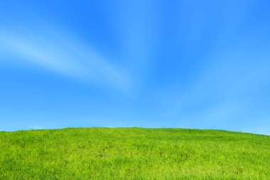 Green Hill-mavi gökyüzü.