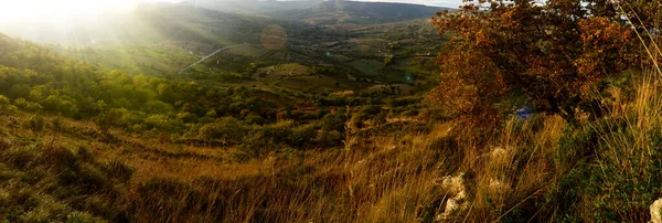 Beautiful Sunset Valley — Stock Photo, Image