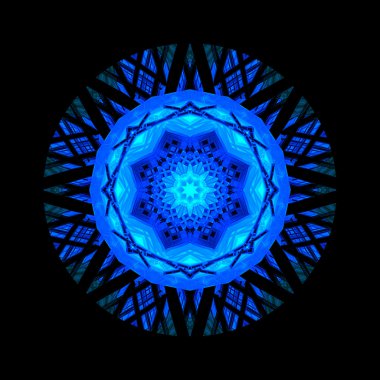 Sürekli değişen rozet - Mandala