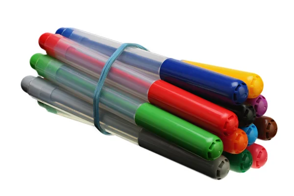 Grup renkli keçe uçlu kalem