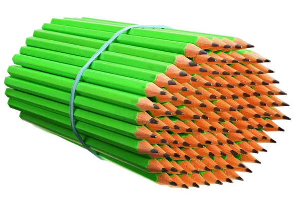 Bundle tužky s gumičkou — Stock fotografie
