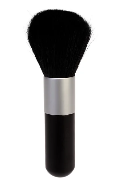Makyaj fırça üzerinde beyaz izole