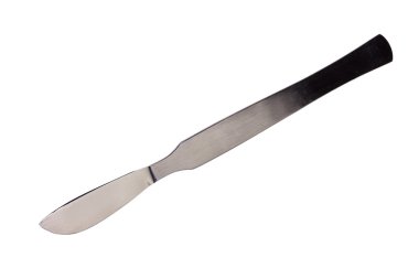 Beyaz arka plan üzerinde izole tıbbi neşter