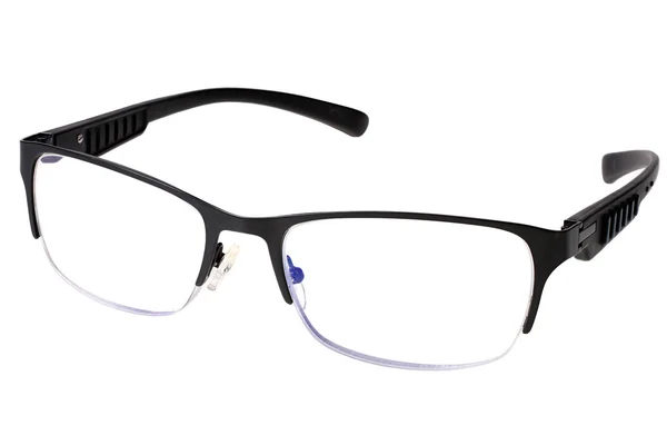 Szemüvegek elszigetelt fehér a Vágógörbe — Stock Fotó