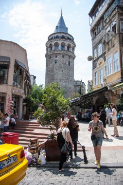 Sokak eski şehir Istanbul'da. Türkiye.