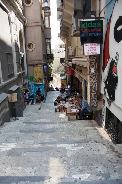 Δρόμο στην παλιά πόλη της Κωνσταντινούπολης. Τουρκία. — Φωτογραφία Αρχείου