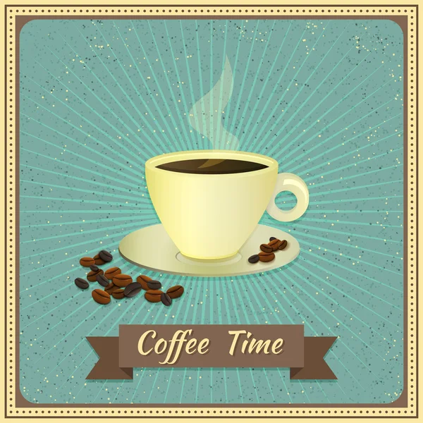 Coffee Time. Vector illustration — Stock Vector