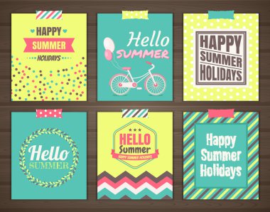 Yaz tatil kartları