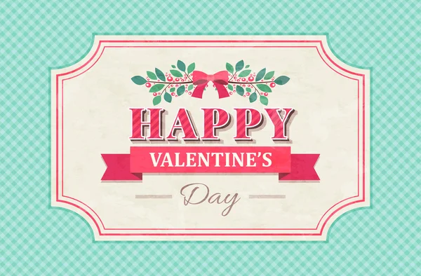 Tarjeta de San Valentín — Vector de stock