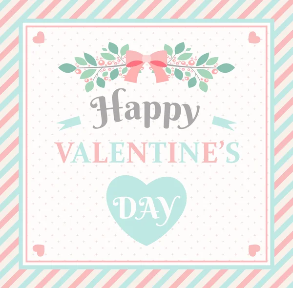 Valentines day card — Stock Vector