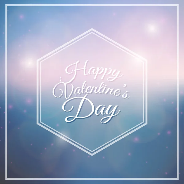 Happy Valentines card — Stock Vector