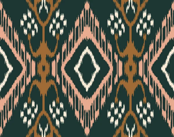 Ethnic Ikat Vector Chevron Pattern Background Traditional Pattern Fabric Indonesia — Stock Photo, Image