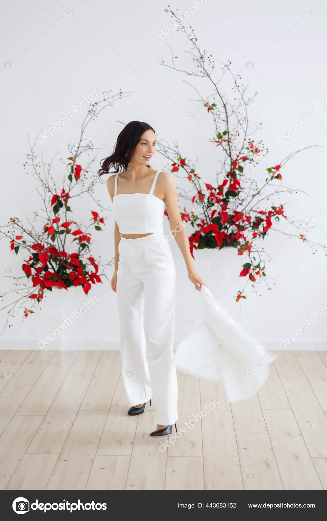 White trouser suit for cheap wedding
