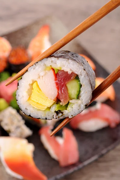 Sushi futomaki — Fotografia de Stock