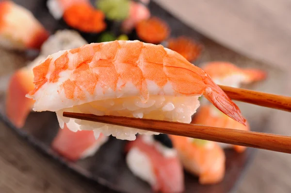 Prawn sushi — Stock Photo, Image