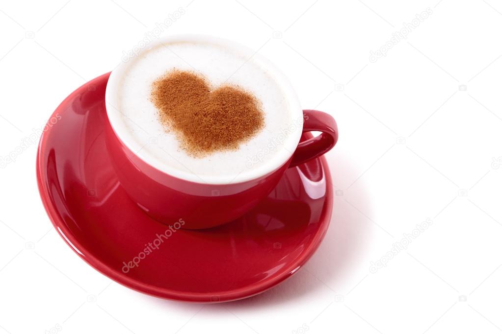 Valentine coffee cup
