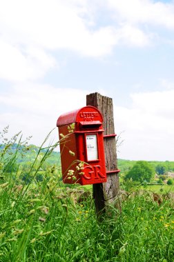 Posta kutusuna Cotswolds İngilizce kırsal