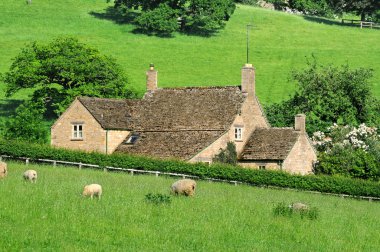 Cotswolds İngilizce kırsal çiftlik evi