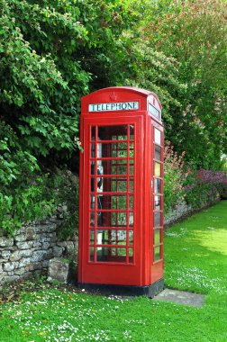 Telefon kulübesi İngilizce kırsal kesimde