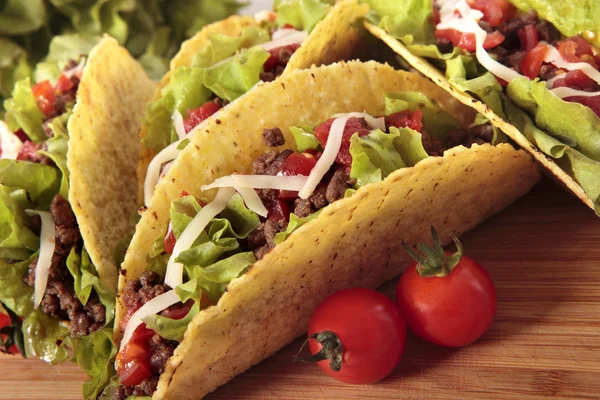 Mexican beef tacos — Stock Photo, Image