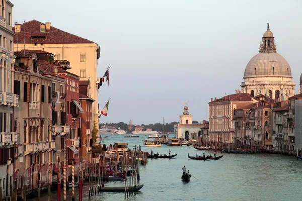 Grand Canal de Venise au coucher du soleil — Photo