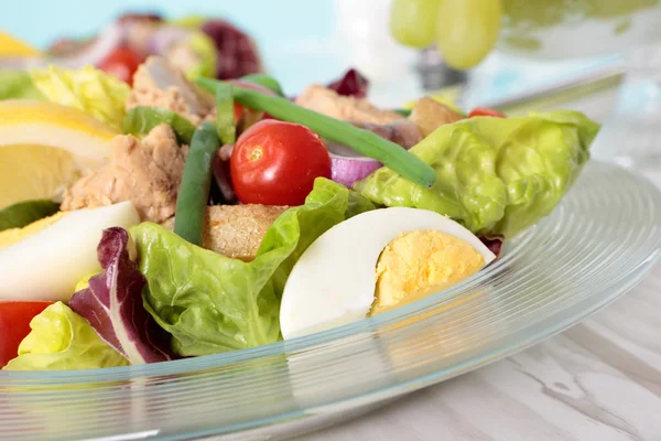 Nicoise salad closeup — Stock Photo, Image