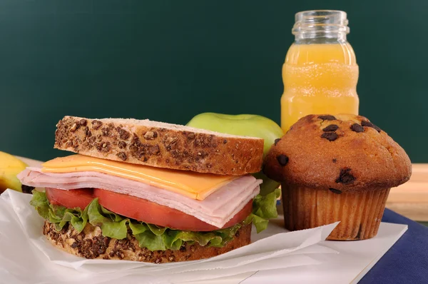 Pranzo scolastico — Foto Stock