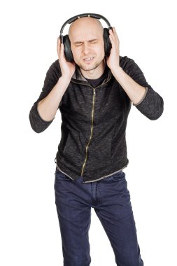 kulaklıklar müzik adamı