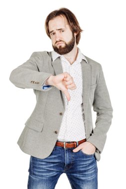 Beyaz arka plan iş adamı