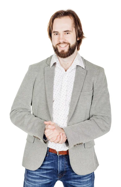 Sakallı adamın portresi.