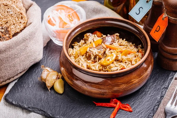 Pilav - pilav et ve sebze ile