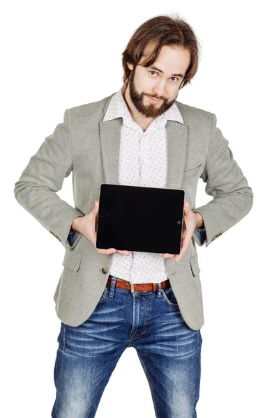 Bearded young business man Stock Picture