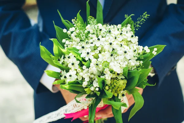 bridal bouquet with white flowers