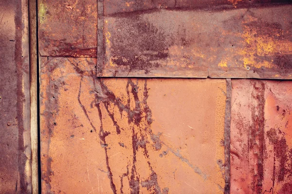 Panel de metal oxidado vintage texturizado —  Fotos de Stock