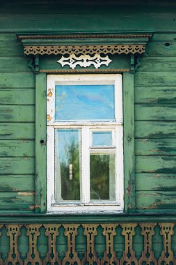 Vintage pencere ve eski taş dokulu duvar duvar kağıdı arka plan