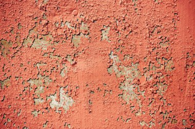 Vintage dokulu paslı metal paneli