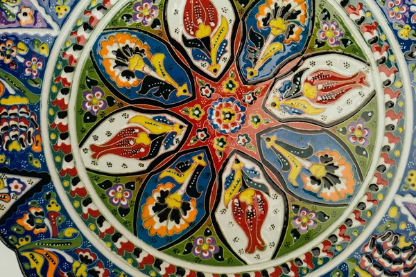vintage  dish with traditional oriental ornament