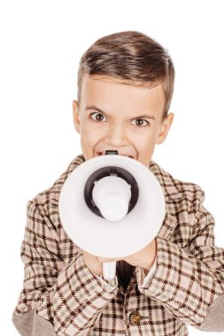 Şirin küçük çocuk.