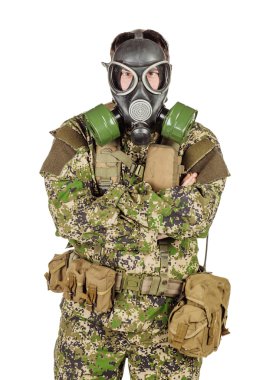 kırmızı beyaz duvardan yapma noktasında askerleri