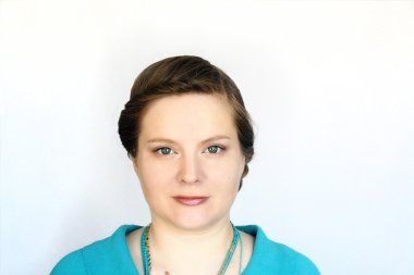 Genç çekici kadın portresi