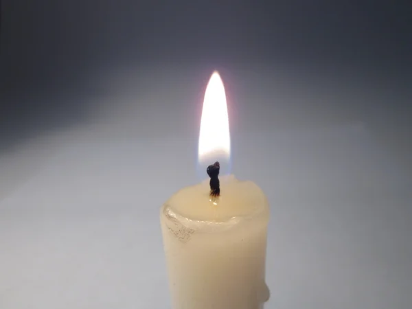 Восковая свеча — стоковое фото
