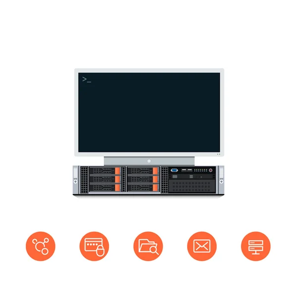 Control de la infraestructura — Vector de stock