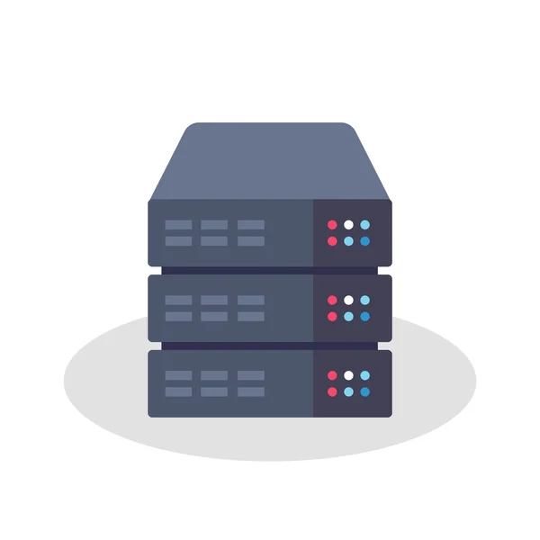 Server Rack Pictogram — Stockvector