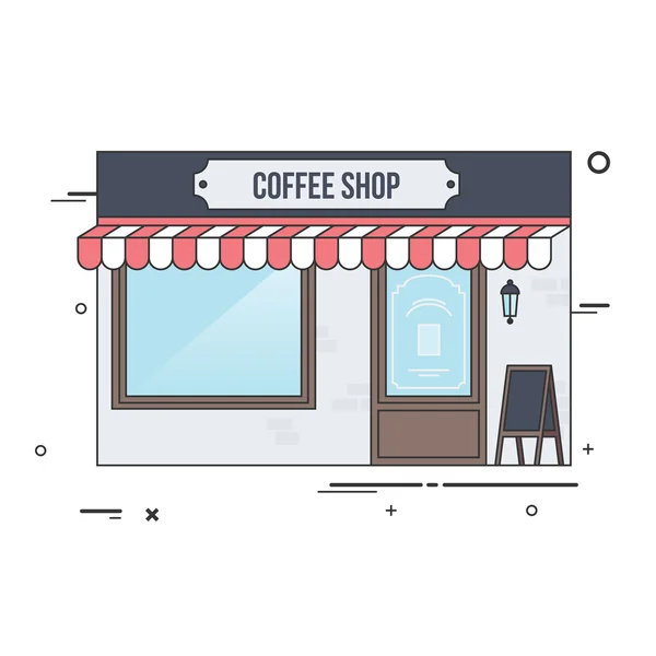 Coffee Shop — Stock Vector