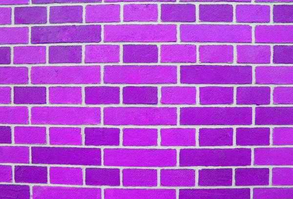Streszczenie Fioletowa ceglana ściana tekstura przedstawiająca w kolorach farby na starej ceglanej ścianie. Fioletowy ceglany wzór tła. Pomalowana ceglana ściana w fioletowej pustej przestrzeni dla Twojego projektu — Zdjęcie stockowe