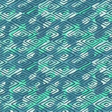 Grunge, boya darbeleri ve geometrik desenlerle pürüzsüz desen oluşturdu. Soyut sanatsal arkaplan