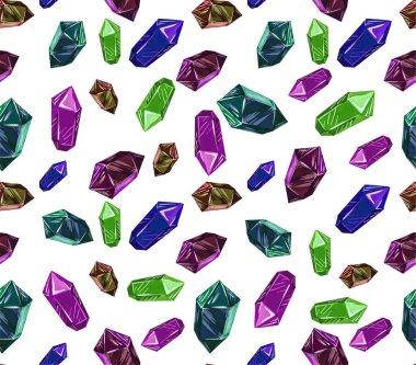 Kusursuz bir deseni var. Minerallerin çok renkli kristalleri ile arka plan