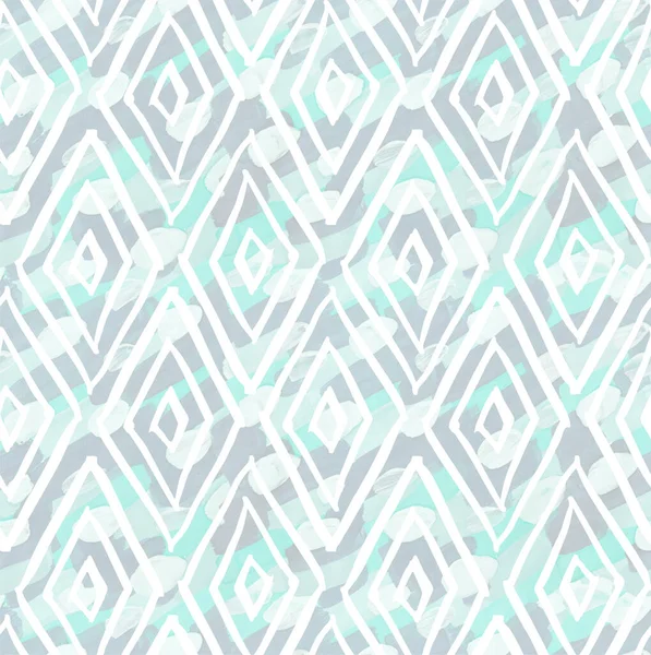 Grunge Textured Seamless Pattern Paint Strokes Geometric Patterns Abstract Artistic — Stock Photo, Image